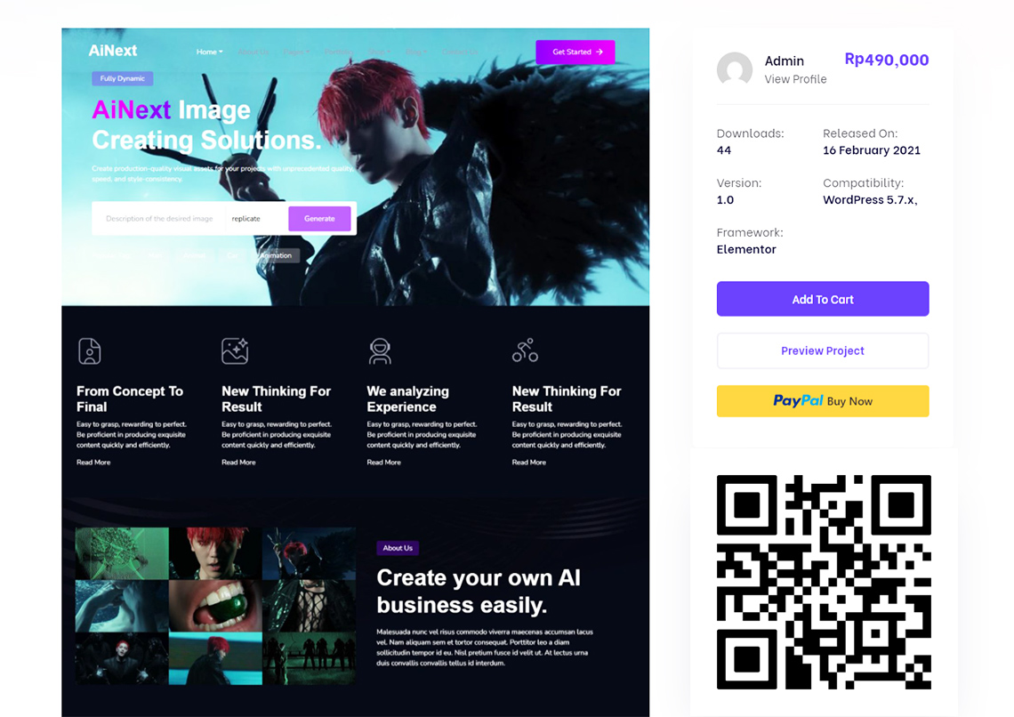 Jasa Website Online Shop dengan Paypal Payment