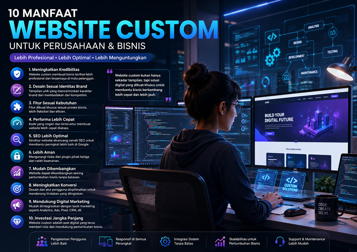 Harga membuat website custom