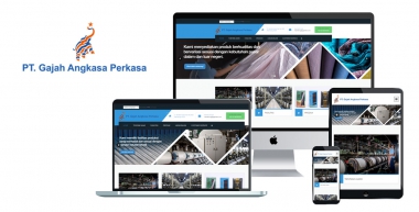Company Profile Website "PT. Gajah Angkasa Perkasa"