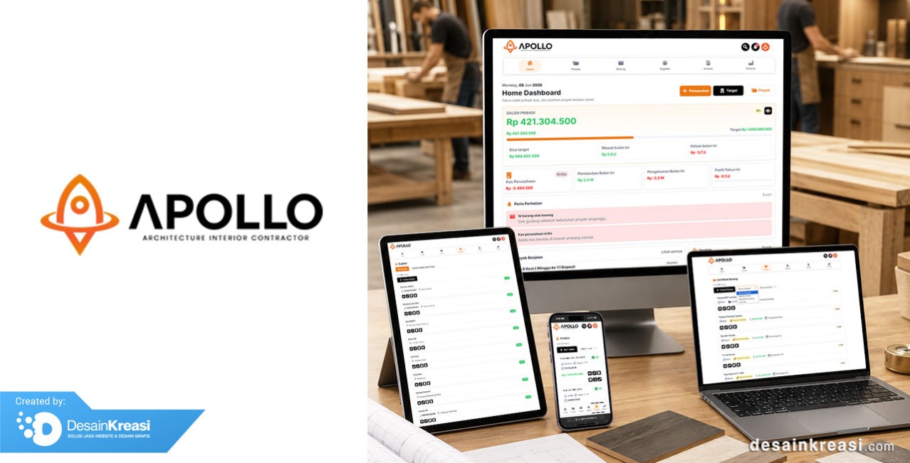 Aplikasi Manajemen Bisnis "Apollo Kontraktor"