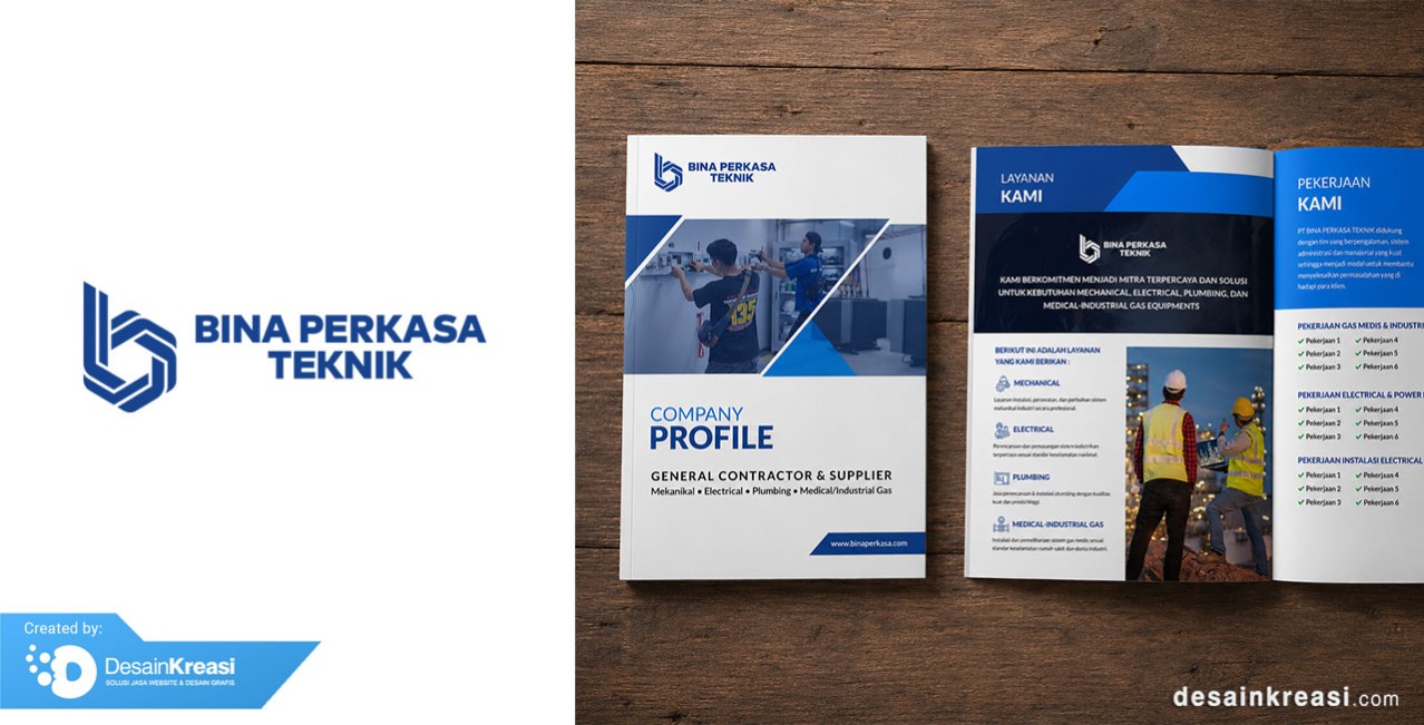 Desain Katalog Company Profile "PT BINA PERKASA TEKNIK"