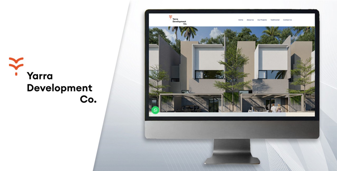 LANDING PAGE WEBSITE "YARRA DEVELOPMENT CO"