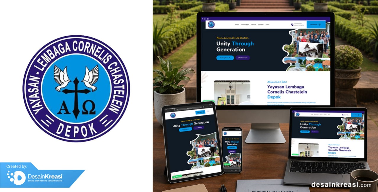 Website "Yayasan Lembaga Cornelis Chastelein"
